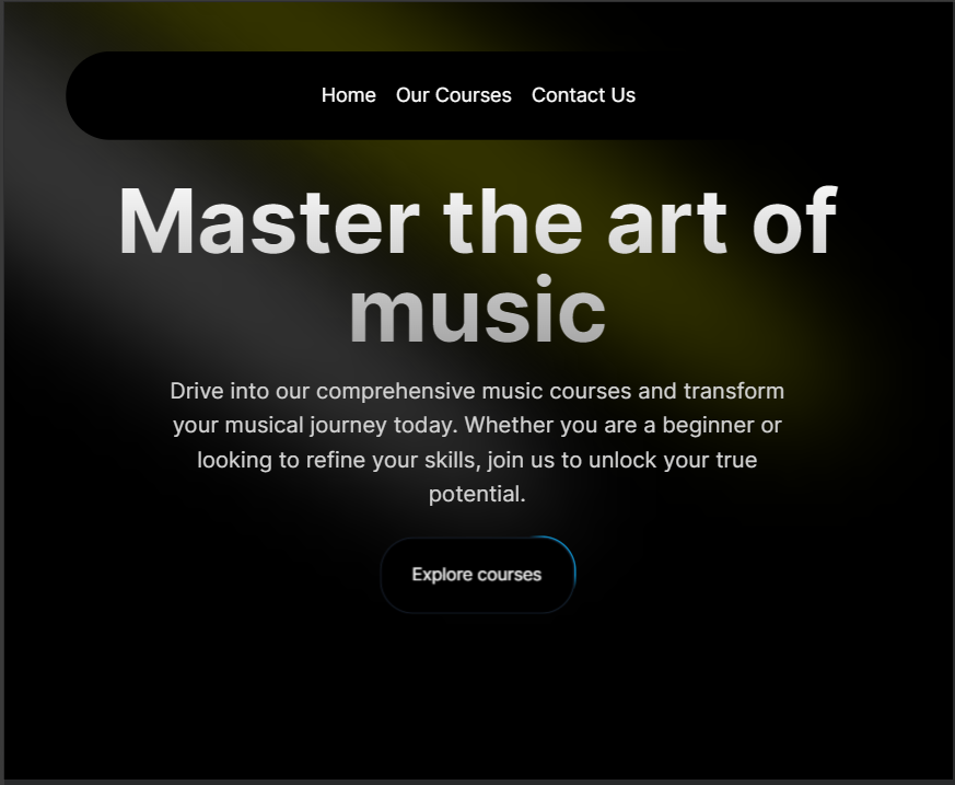 Art School website